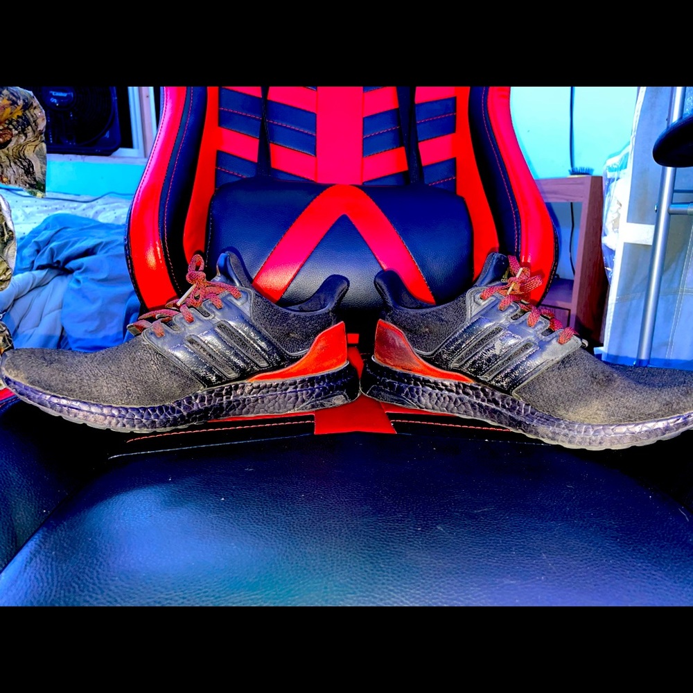 Adidas Ultraboost red and black